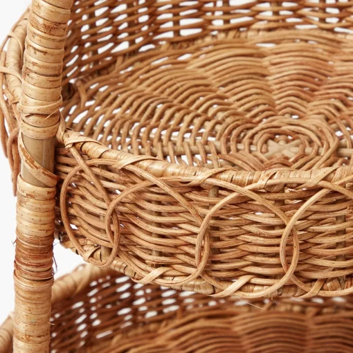 For The Hostess | For The Rattan Lover<Mrs. Alice Rattan Two Tiered Stand