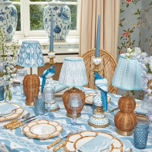 Rechargeable Table Lamps | Summer Lighting<Mrs. Alice Rattan Ursula Rechargeable Lamp
