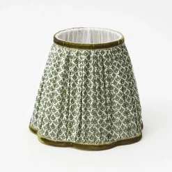 Rechargeable Table Lamps | Summer Lighting<Mrs. Alice Rattan Ursula Rechargeable Lamp with Olive Lotus Shade (18cm)