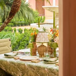 Rechargeable Table Lamps | Summer Lighting<Mrs. Alice Rattan Ursula Rechargeable Lamp