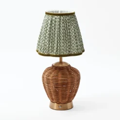 Rechargeable Table Lamps | Summer Lighting<Mrs. Alice Rattan Ursula Rechargeable Lamp