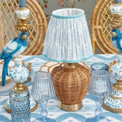 Rechargeable Table Lamps | Summer Lighting<Mrs. Alice Rattan Ursula Rechargeable Lamp