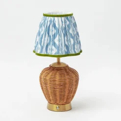 Rechargeable Table Lamps | Summer Lighting<Mrs. Alice Rattan Ursula Rechargeable Lamp