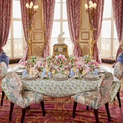 Rechargeable Table Lamps<Mrs. Alice Rechargeable Lamp with Pink & Green Ikat Shade (18cm)