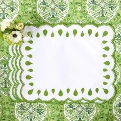 Placemats<Mrs. Alice Rectangular Bettina White Placemats (Set of 4)