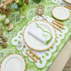 Placemats<Mrs. Alice Rectangular Bettina White Placemats (Set of 4)