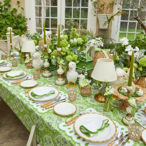 Placemats<Mrs. Alice Rectangular Bettina White Placemats (Set of 4)