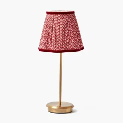 Lampshades<Mrs. Alice Red Lotus Lampshade (18cm)