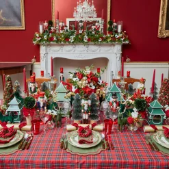 Christmas Decorations<Mrs. Alice Red Ribboned Potted Boxwood Ball (Pair)
