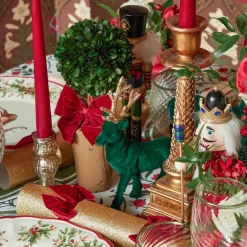 Christmas Decorations<Mrs. Alice Red Ribboned Potted Boxwood Ball (Pair)