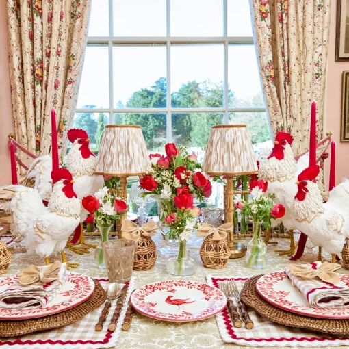Spring Decorations<Mrs. Alice Ronnie the Rooster - 40cm