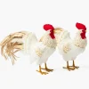 Spring Decorations<Mrs. Alice Ronnie the Rooster (Pair) - 30cm