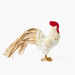 Spring Decorations<Mrs. Alice Ronnie the Rooster (Pair) - 30cm