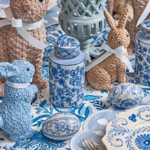 Spring Decorations | For The Homemaker<Mrs. Alice Round Chinoiserie Ginger Jars (Pair)