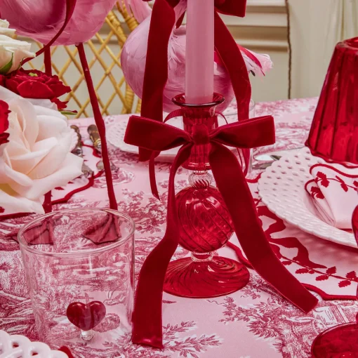Napkin Rings & Bows<Mrs. Alice Ruby Red Velvet Bow (Set of 4) - 20cm