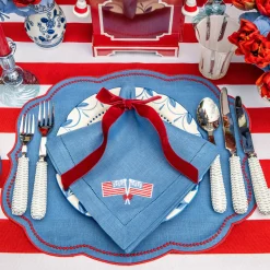 Napkin Rings & Bows<Mrs. Alice Ruby Red Velvet Bow (Set of 4) - 20cm