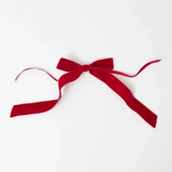 Napkin Rings & Bows<Mrs. Alice Ruby Red Velvet Bow (Set of 4) - 20cm