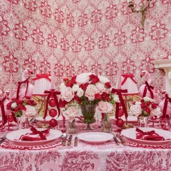 Napkin Rings & Bows<Mrs. Alice Ruby Red Velvet Bow (Set of 4) - 20cm