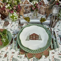 Dinner Plates<Mrs. Alice Sage Basketweave Dinner Plate