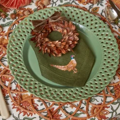 Dinner Plates<Mrs. Alice Sage Basketweave Dinner Plate
