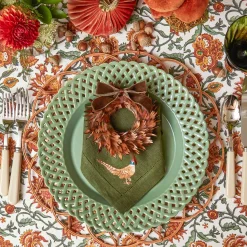 Dinner Plates | Crockery Sets<Mrs. Alice Sage Basketweave Dinner Plates (Set of 4)