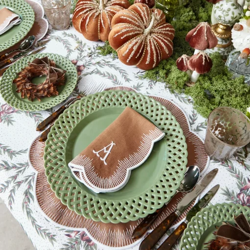 Dinner Plates | Crockery Sets<Mrs. Alice Sage Basketweave Dinner Plates (Set of 4)