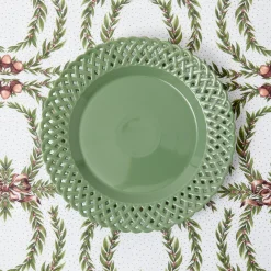 Dinner Plates<Mrs. Alice Sage Basketweave Dinner Plate