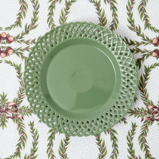Dinner Plates<Mrs. Alice Sage Basketweave Dinner Plate