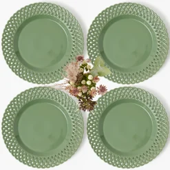 Dinner Plates<Mrs. Alice Sage Basketweave Dinner Plate