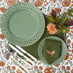 Dinner Plates | Crockery Sets<Mrs. Alice Sage Basketweave Dinner Plates (Set of 4)
