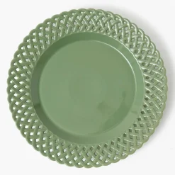 Starter Plates | Crockery Sets<Mrs. Alice Sage Basketweave Starter Plates (Set of 4)
