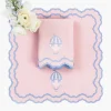 Napkins<Mrs. Alice Sarah Pink & Blue Hot Air Balloon Embroidered Napkins (Set of 4)