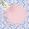 Placemats<Mrs. Alice Sarah Pink & Blue Placemats (Set of 4)