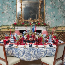 Napkins<Mrs. Alice Scalloped Christmas Tree Cocktail Napkins (Set of 4)