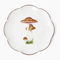 Dinner Plates<Mrs. Alice Scalloped Mushroom Dinner Plate