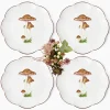 Dinner Plates | Crockery Sets<Mrs. Alice Scalloped Mushroom Dinner Plates (Set of 4)