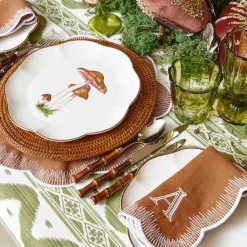 Dinner Plates | Crockery Sets<Mrs. Alice Scalloped Mushroom Dinner Plates (Set of 4)