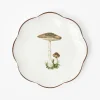 Starter Plates<Mrs. Alice Scalloped Mushroom Starter Plate (Brown)
