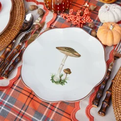 Starter Plates<Mrs. Alice Scalloped Mushroom Starter Plate (Brown)