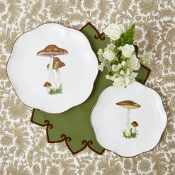 Starter Plates<Mrs. Alice Scalloped Mushroom Starter Plate (Brown)