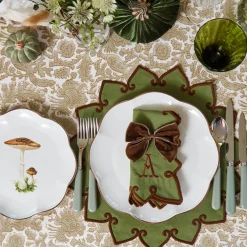 Starter Plates<Mrs. Alice Scalloped Mushroom Starter Plate (Brown)