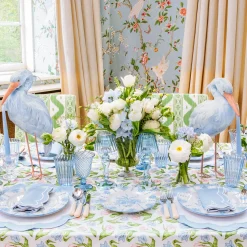 Table Linen Sets | Mrs. Alice Monogram<Mrs. Alice Serena Appliqué Blue Placemats & Napkins (Set of 4)