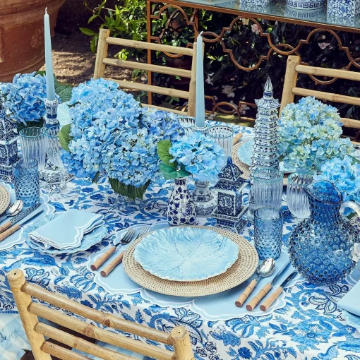 Placemats<Mrs. Alice Serena Cornflower Blue Placemats (Set of 4)