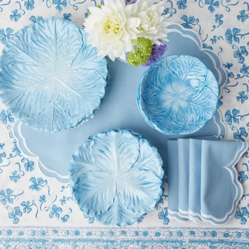Placemats<Mrs. Alice Serena Cornflower Blue Placemats (Set of 4)