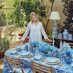 Placemats<Mrs. Alice Serena Cornflower Blue Placemats (Set of 4)