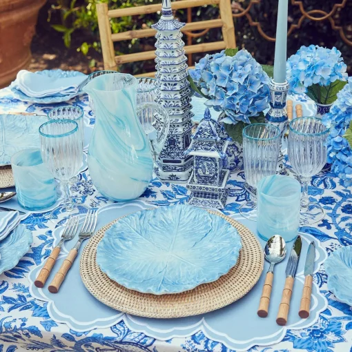 Placemats<Mrs. Alice Serena Cornflower Blue Placemats (Set of 4)