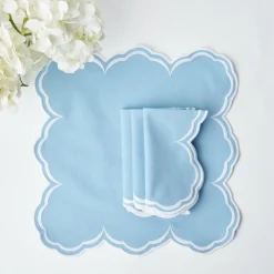 Placemats<Mrs. Alice Serena Cornflower Blue Placemats (Set of 4)