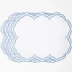 Placemats<Mrs. Alice Serena White Placemats (Set of 4)