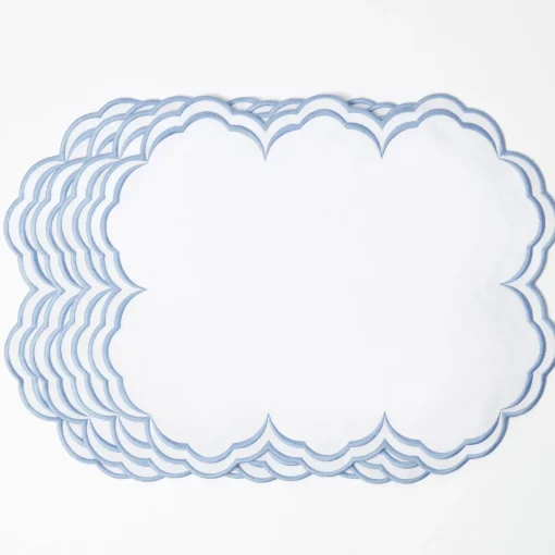 Placemats<Mrs. Alice Serena White Placemats (Set of 4)