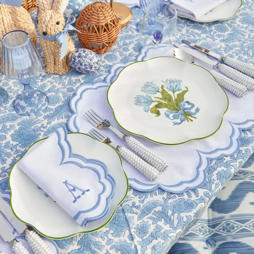 Placemats<Mrs. Alice Serena White Placemats (Set of 4)